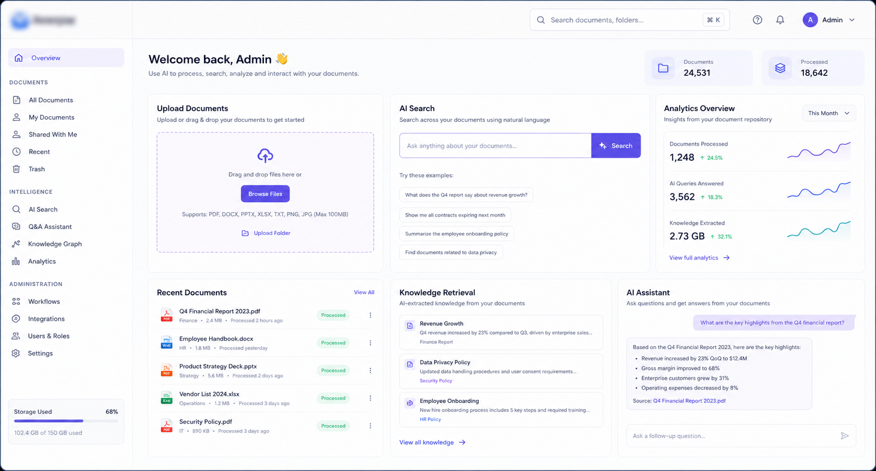 Intelligent Document Processing Platform